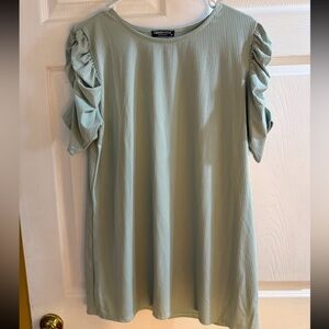 HEIMISH USA Women's Sage Ruffle Sleeve Blouse